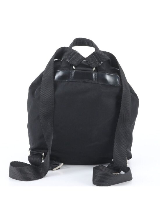Prada Tessuto Nylon Triangle Logo Leather Backpack main image 5